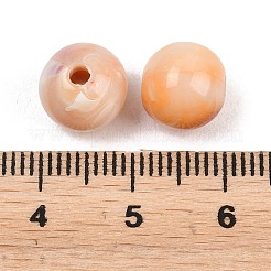 Two Tone Opaque Acrylic Imitation Gemstone Beads&nbsp;OACR-T033-05B