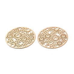 Rack Plating Brass Connector Charms&nbsp;KK-Q792-09LG
