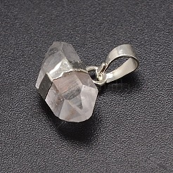 Natural Quartz Crystal Nuggets Pendants&nbsp;G-F157-10B