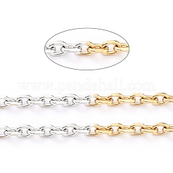 Two Tone 304 Stainless Steel Cable Chains&nbsp;CHS-B001-26