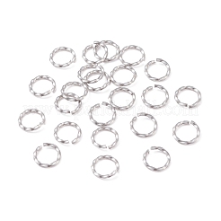 Tarnish Resistant 304 Stainless Steel Open Jump Rings&nbsp;STAS-F191-12P-C