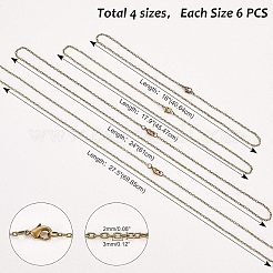Iron Cable Chain Necklace Making&nbsp;NJEW-FH0001-01AB