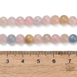 Natural Morganite Beads Strands&nbsp;GG-G476-6mm-01