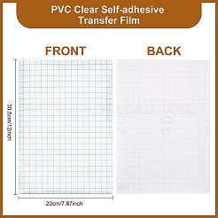 PVC Clear Self-adhesive Transfer Film&nbsp;DIY-WH0001-91