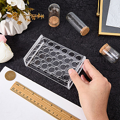 24 Hole Glass Test Tube Rack&nbsp;OFST-WH20007-017B