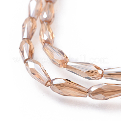 Electroplate Glass Beads Strands&nbsp;X-EGLA-L015-PL-A02