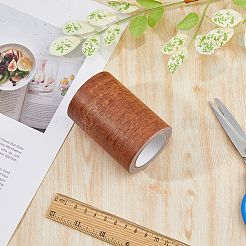 PE Imitation Wood Grain Adhesive Tape&nbsp;AJEW-WH0270-222H