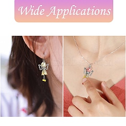 50Pcs 10 Styles Handmade Seed Beaded Pendants&nbsp;PALLOY-CJ00084