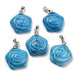 Natural Mixed Stone Carved Pendants&nbsp;G-I319-02P-A