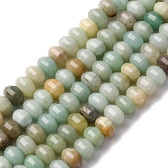 Natural Flower Amazonite Beads Strands&nbsp;G-P587-D08-02