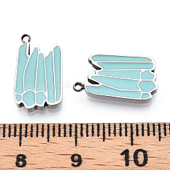 304 Stainless Steel Enamel Pendants&nbsp;STAS-T064-22P