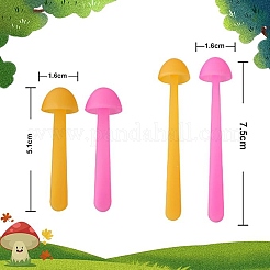 2 Colors Silicone Creative Bookmarks&nbsp;AJEW-DR0001-34