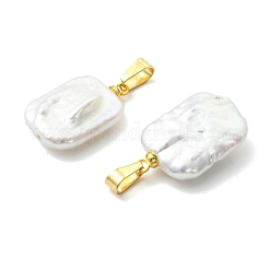 Natural Baroque Keshi Pearl Pendants&nbsp;PALLOY-JF05624