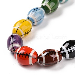 Handmade Porcelain Beads Strands&nbsp;PORC-E019-03P