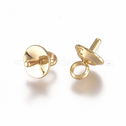 304 Stainless Steel Peg Bails Charms&nbsp;X-STAS-G225-05G