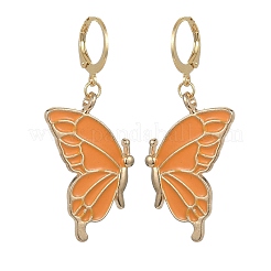 Alloy Enamel Dangle Leverback Earrings&nbsp;EJEW-JE05559