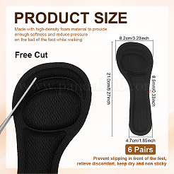Polycotton & Foam Shoe Pads&nbsp;AJEW-WH0709-087A