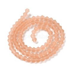 Imitate Austrian Crystal Frosted Glass Beads Strands&nbsp;EGLA-A039-T3mm-MD15