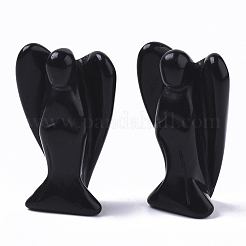Natural Obsidian Angel Decor Healing Stones&nbsp;G-R473-03