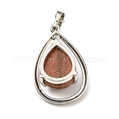 Synthetic Goldstone Pendants&nbsp;G-B033-04P-18