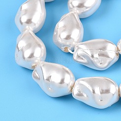Transparent Spray Painted Glass Beads Strands&nbsp;GLAA-N001-39