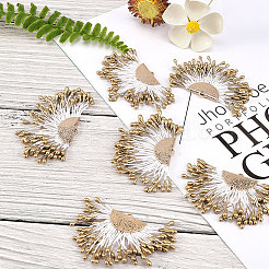 Polycotton(Polyester Cotton) Tassel Pendant Decorations&nbsp;LS-FIND-T041-12