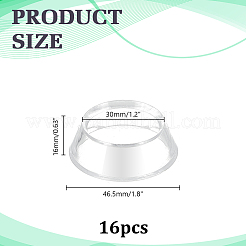 Polystyrene Mini Ball Display Bases&nbsp;ODIS-WH0080-25A