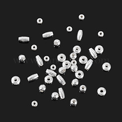 40Pcs 4 Styles 925 Sterling Silver Beads&nbsp;STER-TA0001-51
