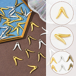 60Pcs 3 Colors  Tibetan Style Alloy Pendants&nbsp;FIND-SC0019-37