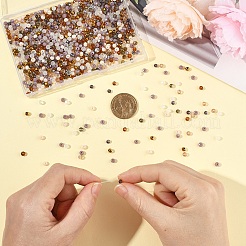 1000Pcs 10 Styles Electroplate Glass Beads Sets&nbsp;EGLA-YW0005-37