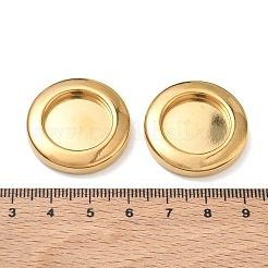 304 Stainless Steel Cabochon Settings&nbsp;SA-CBAE5AC-07G
