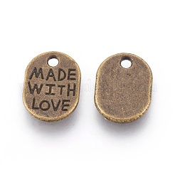 Tibetan Style Alloy Pendants&nbsp;TIBEP-A5194-AB-NR
