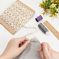 Two Tone Metallic Polyester Lace Trim&nbsp;OCOR-PH0001-92B