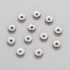 Brass Rhinestone Spacer Beads&nbsp;RSB028NF-16