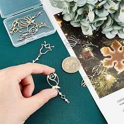 8Pcs 8 Style 201 Stainless Steel Pendants&nbsp;STAS-UN0033-37