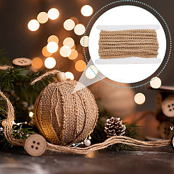 10M Braided Burlap Ribbon&nbsp;OCOR-GO0001-16E