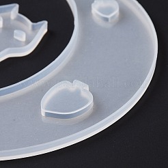 DIY Animal on the Crescent Moon Big Pendant Silicone Molds&nbsp;DIY-F125-03