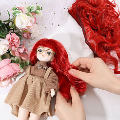 PP Doll Wig Long Curly Hair&nbsp;DIY-WH0591-249C-26
