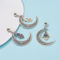 Tibetan Style Alloy European Dangle Charms&nbsp;PALLOY-JF00711