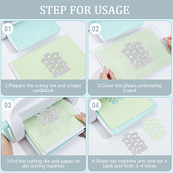 3 Styles Valentine's Day Cutting Dies Stencils&nbsp;DIY-CP0011-97