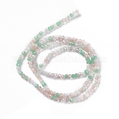 Electroplate Glass Beads Strands&nbsp;EGLA-S192-001A-B13