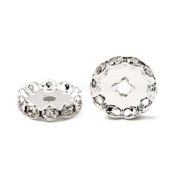 Brass Middle East Rhinestone Spacer Beads&nbsp;RSB044-NFS