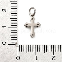 Brass Micro Pave Cubic Zirconia Charms&nbsp;KK-C134-26P