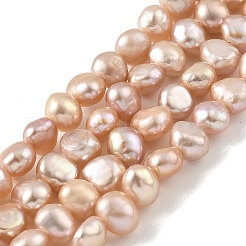 Natural Cultured Freshwater Pearl Beads Strands&nbsp;PEAR-A006-03F