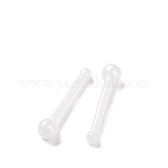 Hypoallergenic Bioceramics Zirconia Ceramic Round Ball Nose Bone Rings&nbsp;AJEW-Z014-04D