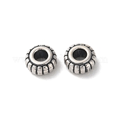 925 Sterling Silver Corrugated Beads&nbsp;STER-P053-09B-AS