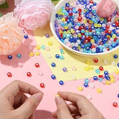 1750Pcs 7 Colors Transparent Acrylic Beads&nbsp;TACR-YW0002-47