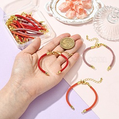 12Pcs 3 Colors Nylon Cords Bracelet Makings Fit for Connector Charms&nbsp;AJEW-YW0001-43B