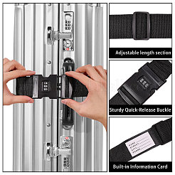 Polyester Luggage Straps&nbsp;AJEW-WH0752-693B