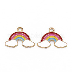 Alloy Enamel Pendants&nbsp;ENAM-N055-026-A01-NR